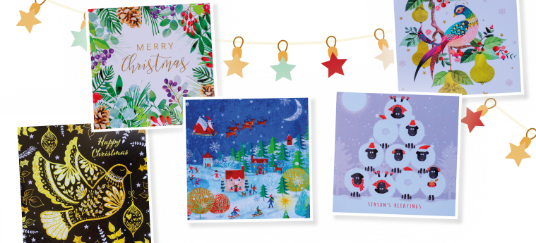 A selection of our new Christmas cards