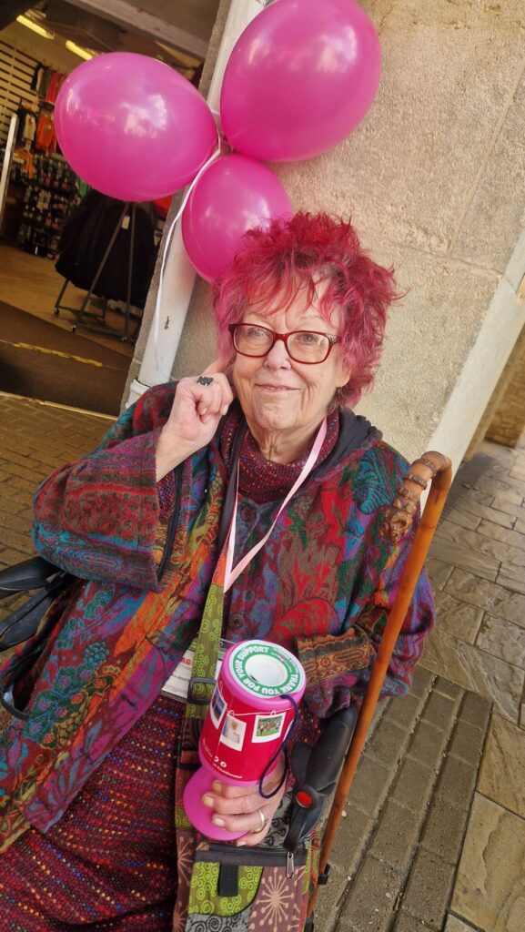 Jean Chattoe chair of the organisers the Witney Action Group of Against Breast Cancer