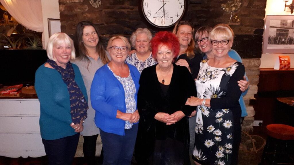 The Witney Against Breast Cancer fundraisiing team, from left, Sian Rodway, Alex Goodway, Denise Barkley, Sandy Bradshaw, Jeanne Chattoe, Anya Fox, Anne Walters, Sue Mulliss